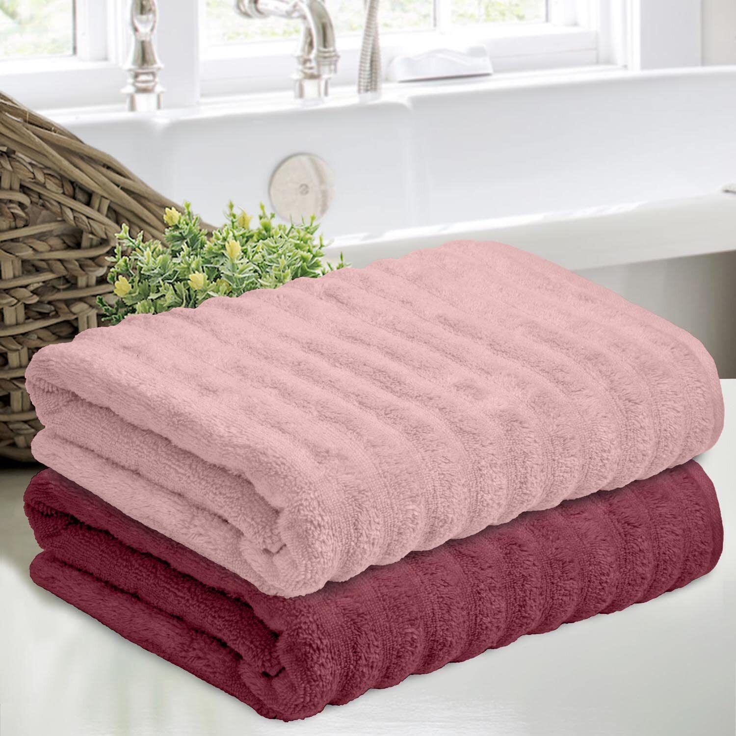cottoshine Microfiber 550 GSM Bath, Beach, Hand, Hair, Sport Towel Set-picture-2