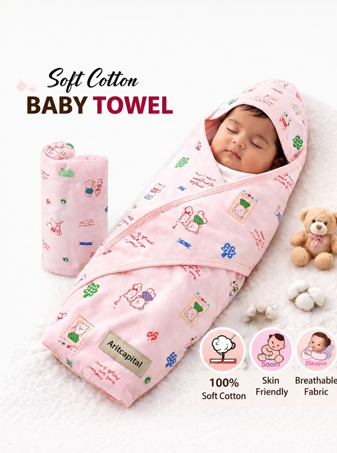 aritcapital Cotton 220 GSM Bath Towel-picture-40