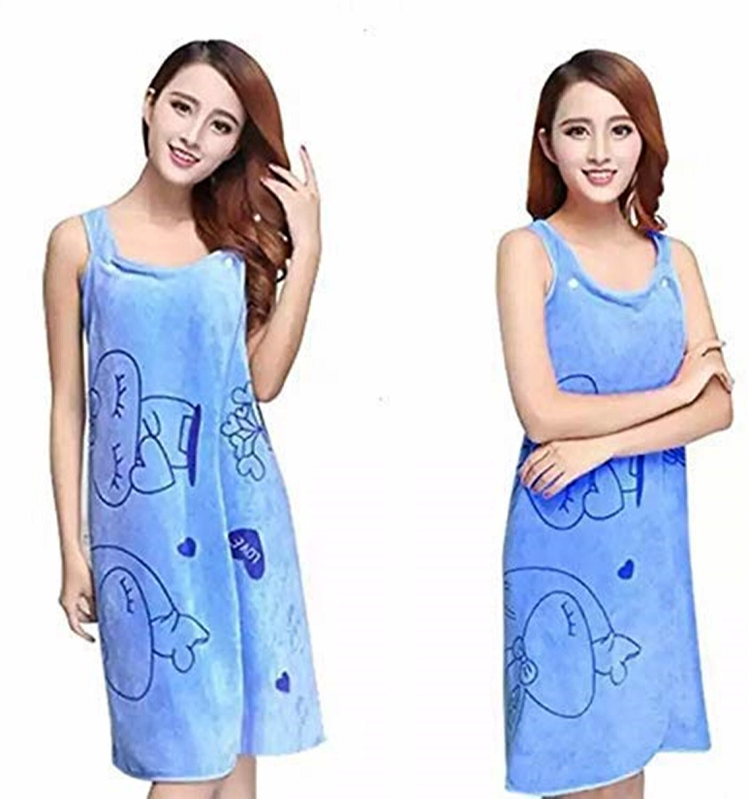 vrdh Multicolor Free Size Bath Robe-picture-12