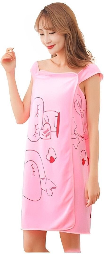 shrey Multicolor Free Size Bath Robe-picture-32