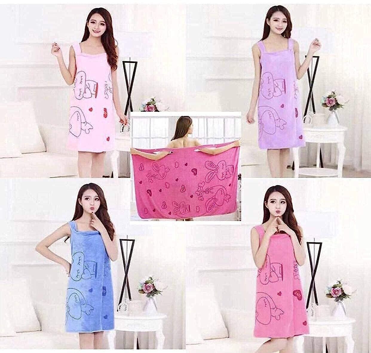 shrey Multicolor Free Size Bath Robe-picture-31