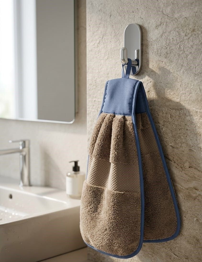 rudra Terry Cotton 350 GSM Hand Towel Set-picture-13