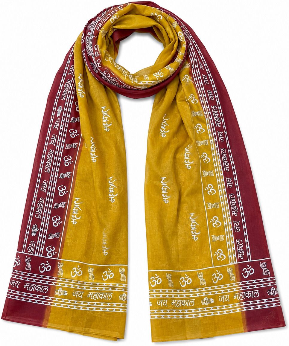 weavewise Printed Pure Cotton Men Black Bluetooth Scarf, Fancy Scarf, Scarf, Stole, Faux Turtleneck Neck Cover-picture-20