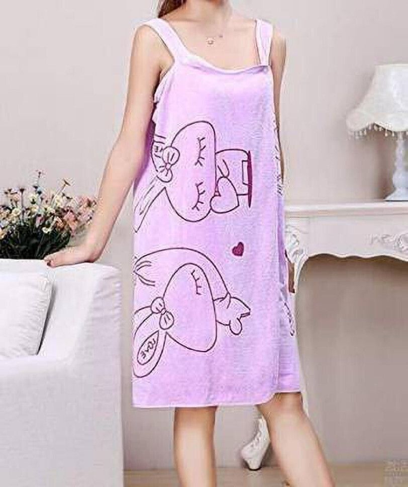 vrdh Multicolor Free Size Bath Robe-picture-19