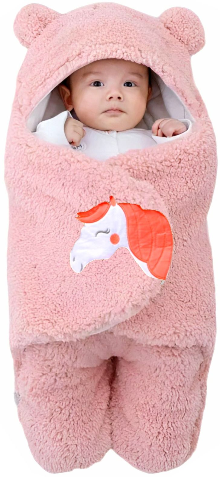 brandonn New Born Hooded Supersoft Swaddle Wrapper Cum Sleeping Bag For babies Sleeping Bag-picture-32