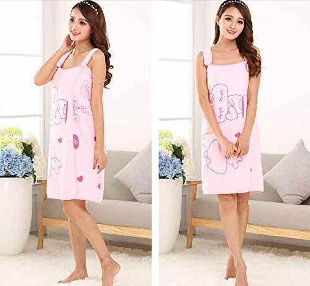 vrdh Multicolor Free Size Bath Robe-picture-1