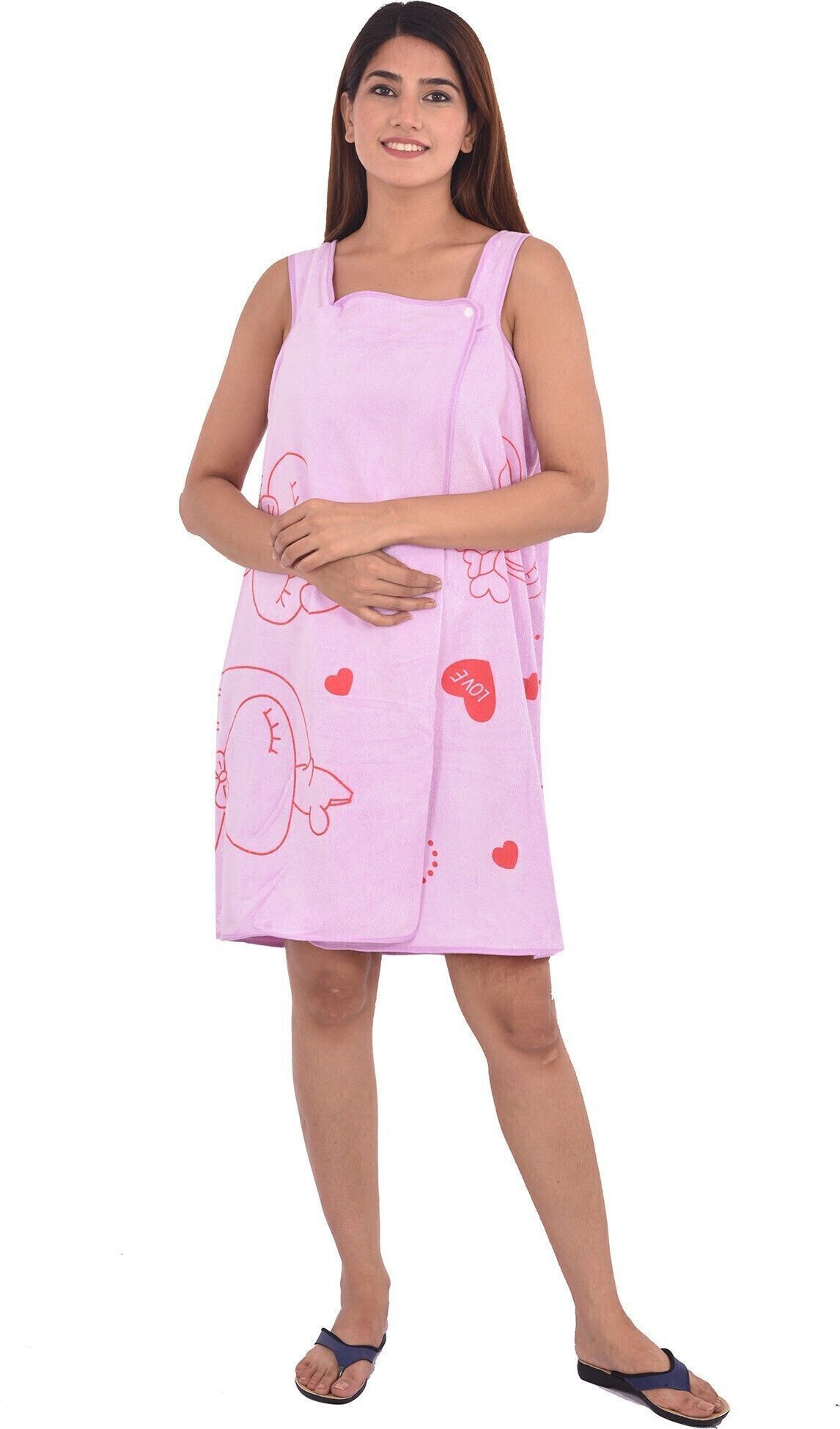 shrey Multicolor Free Size Bath Robe-picture-10