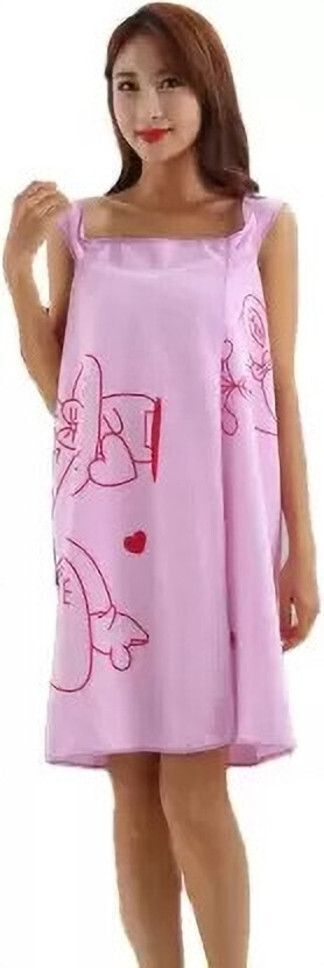 sjk Multicolor Free Size Bath Robe-picture-24