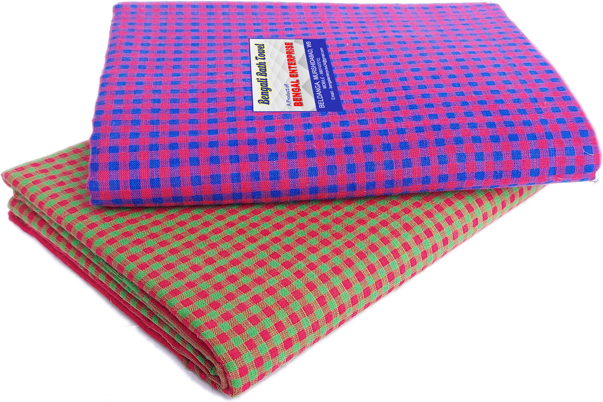 bengal enterprise Cotton 300 GSM Bath, Beach, Hair Gamcha-picture-18