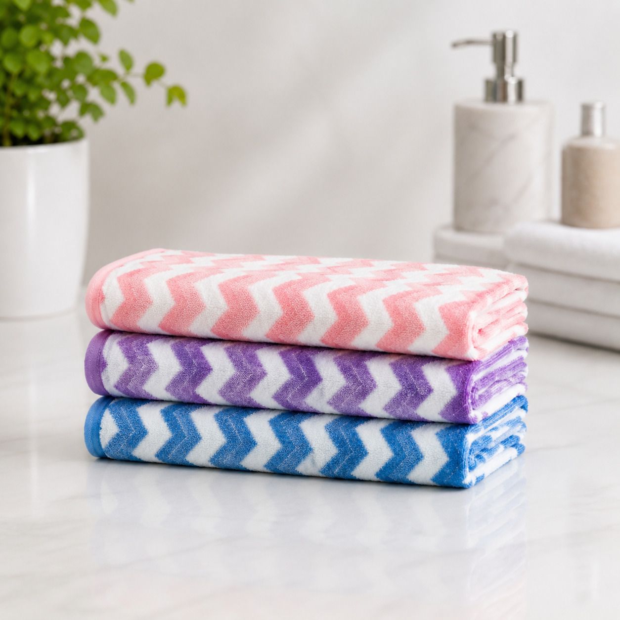 Microfiber 400 GSM Bath, Hand Towel Set-image-31