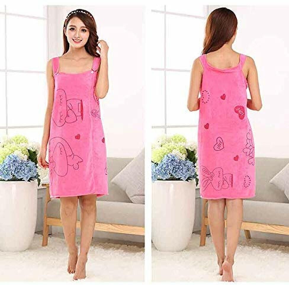 vrdh Multicolor Free Size Bath Robe-picture-19