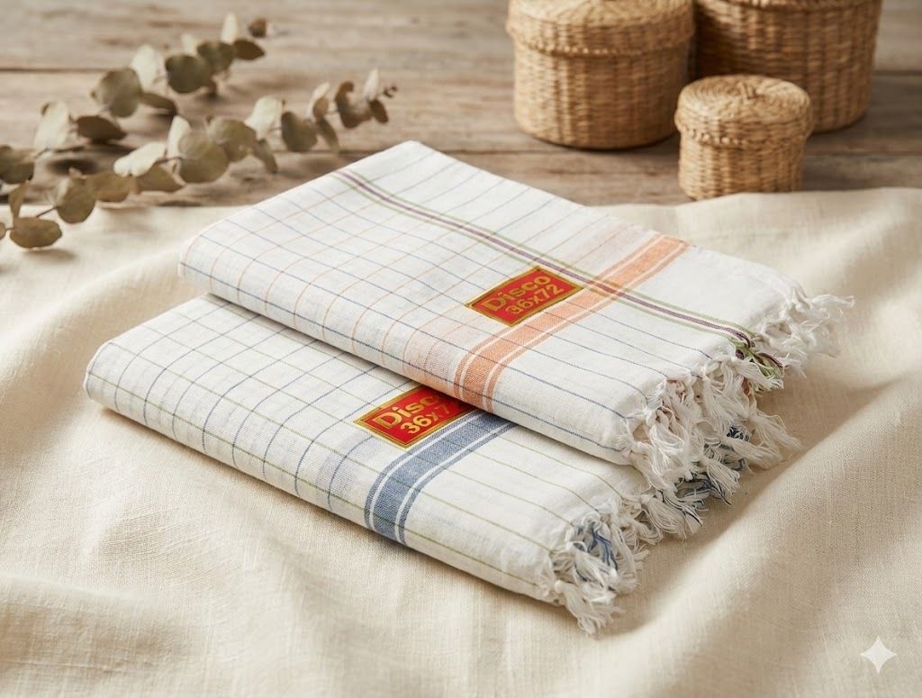 Cotton 300 GSM Bath Gamcha Set-image-35