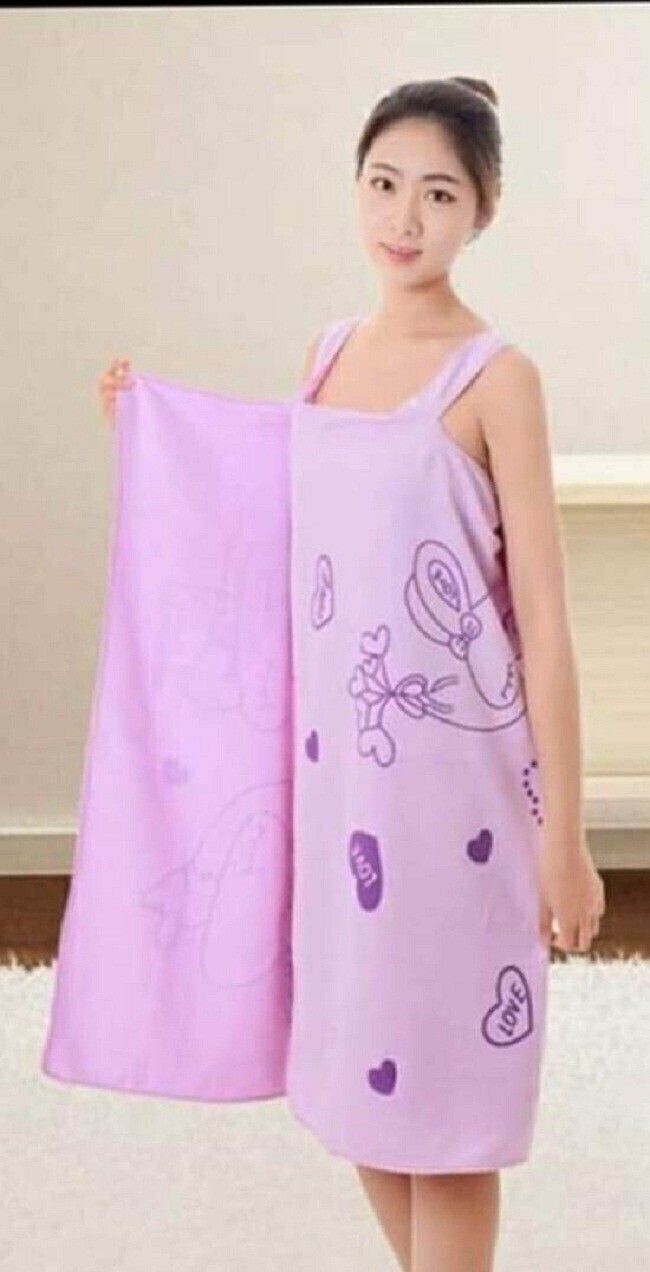 sjk Multicolor Free Size Bath Robe-picture-36