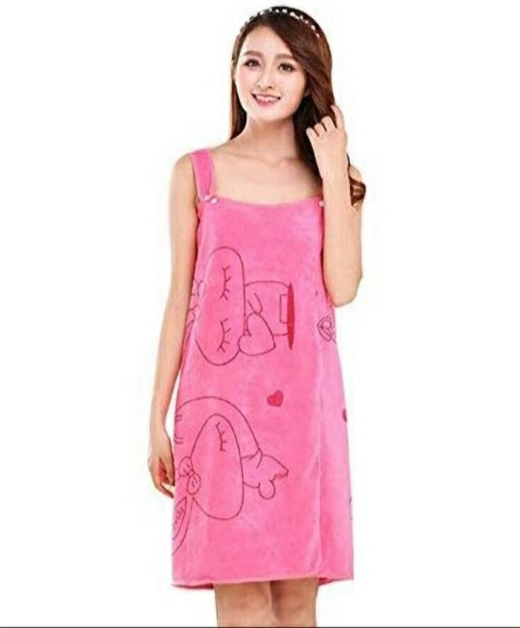 ultrachoice Blue, Pink, Purple Free Size Bath Robe-picture-45