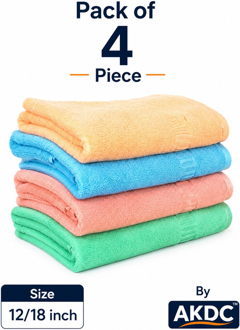 akdc Cotton, Microfiber, Polycotton, Terry Cotton 450 GSM Bath, Beach, Face, Hair, Hand, Sport Towel Set-picture-44