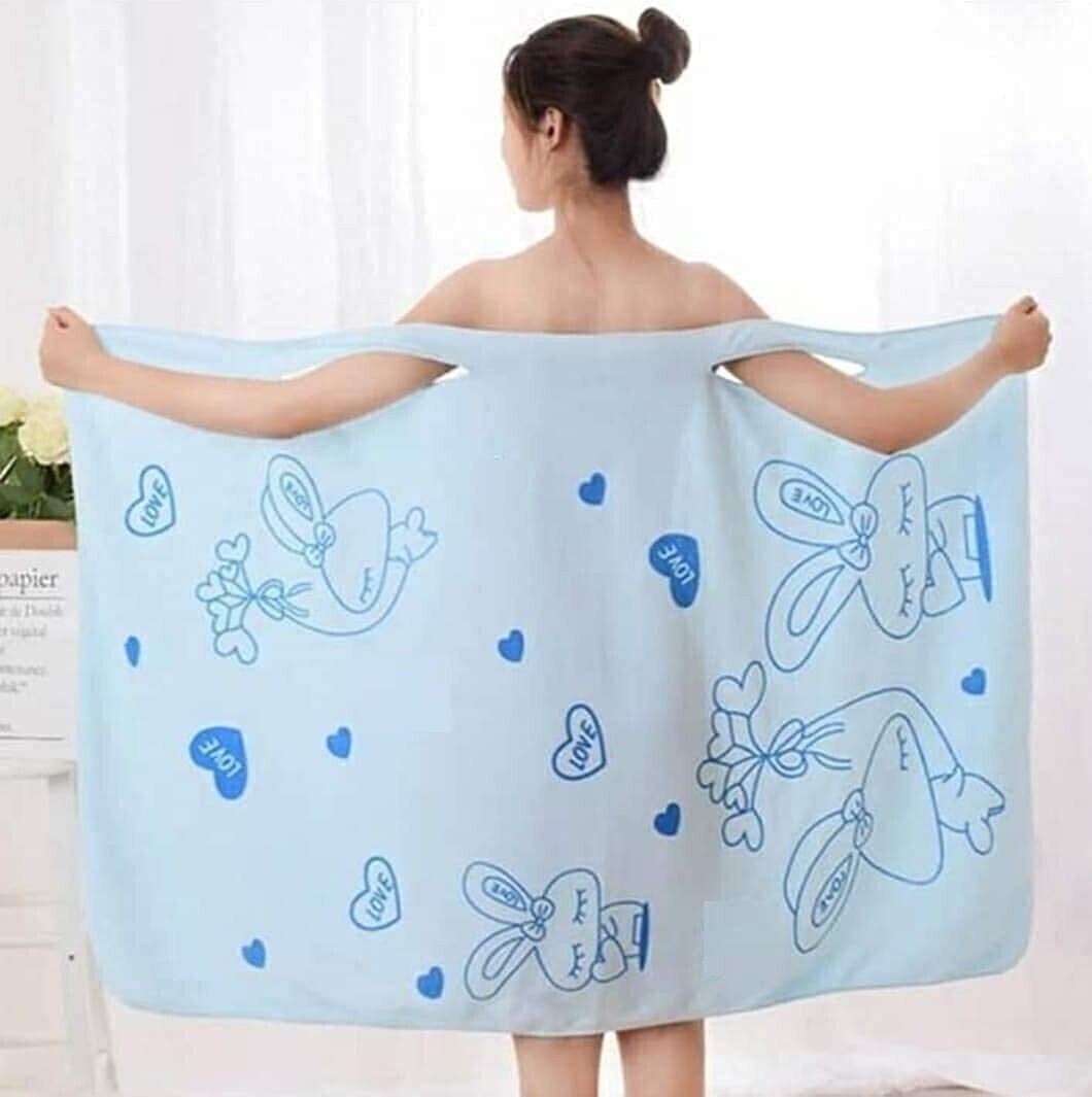 vrdh Multicolor Free Size Bath Robe-picture-6