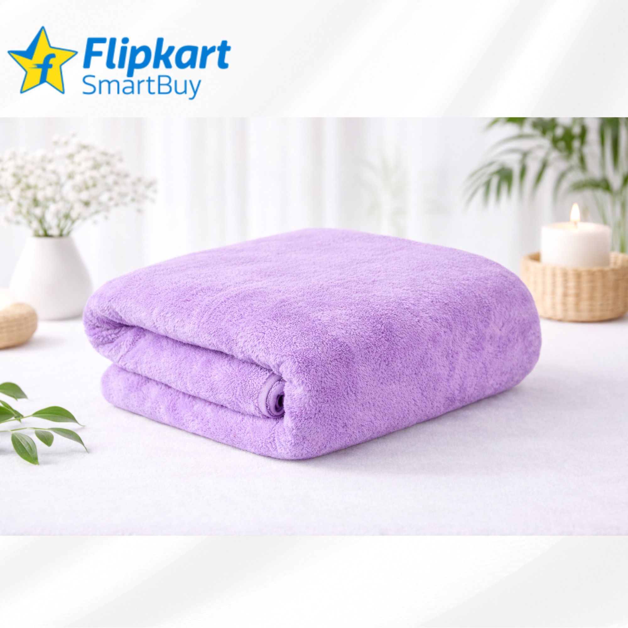 flipkart smartbuy Terry Cotton 500 GSM Bath Towel-picture-10
