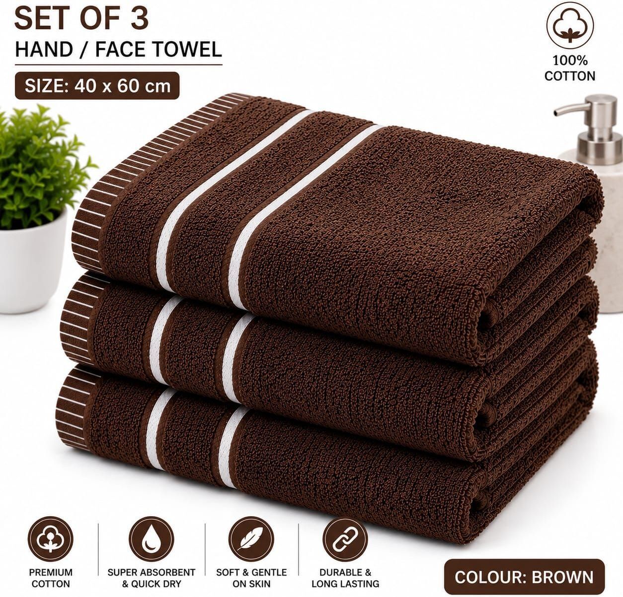 mxcandy Bamboo, Cotton 450 GSM Hand, Face Towel-picture-39