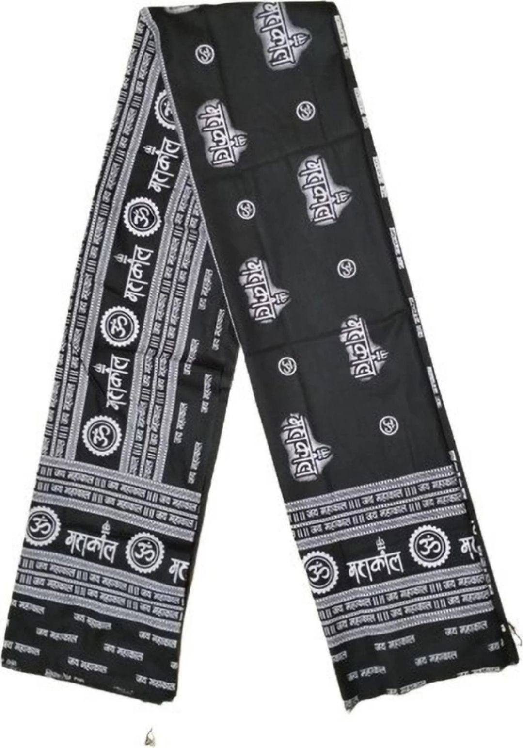 southfashion Printed Pure Cotton Men Black Scarf-picture-40