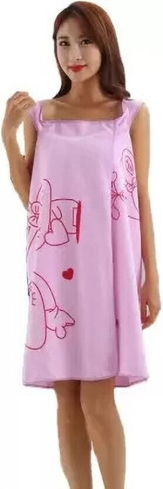 vrdh Multicolor Free Size Bath Robe-picture-22