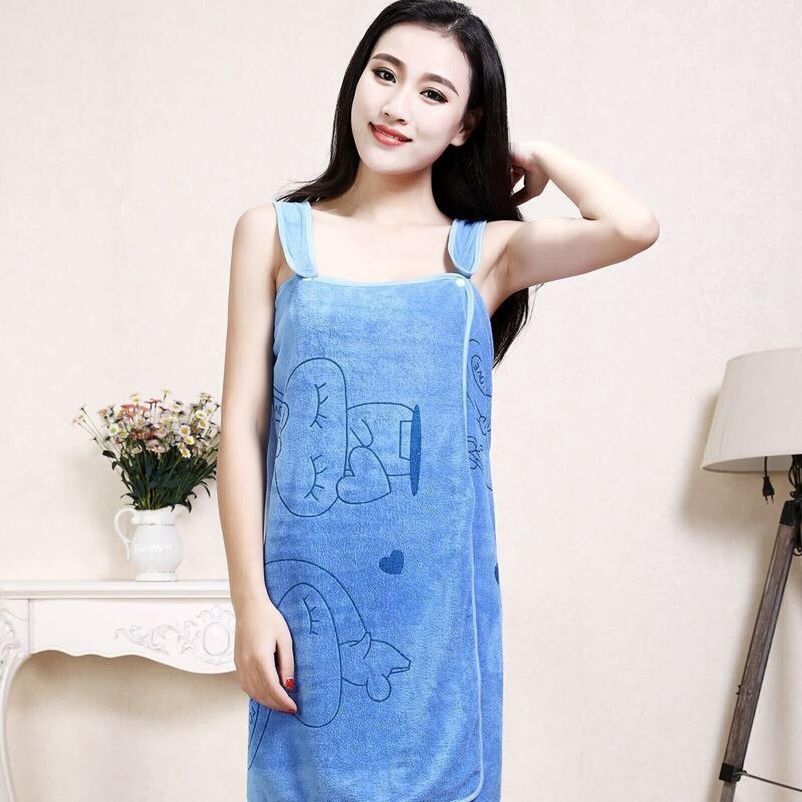 sjk Multicolor Free Size Bath Robe-picture-32