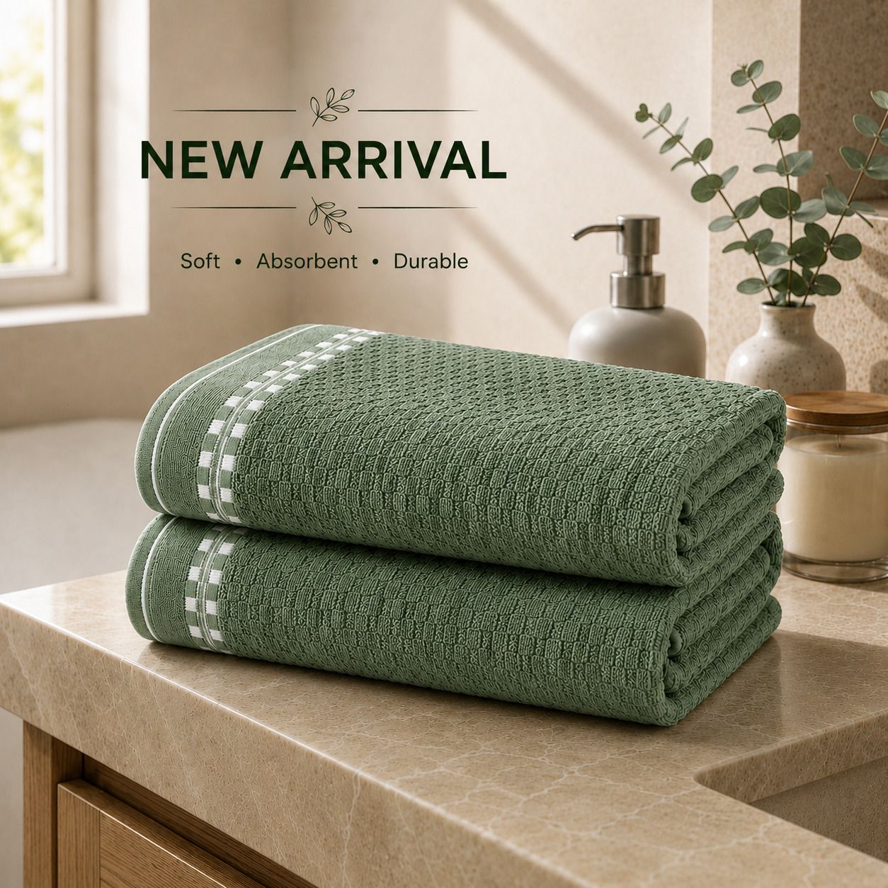 asiar Cotton 490 GSM Hand Towel-picture-32