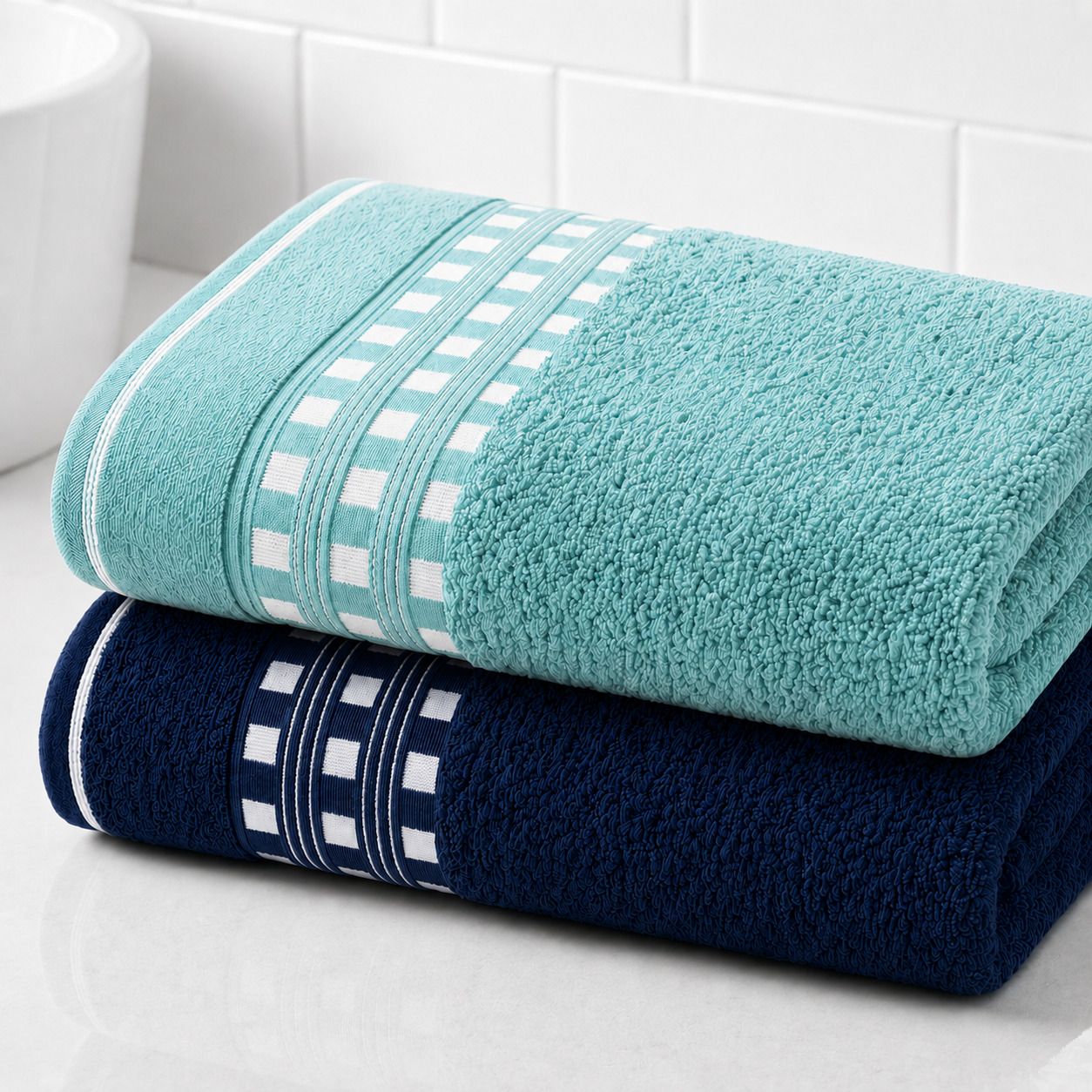 Cotton 450 GSM Bath, Beach, Hair, Sport Towel Set-image-25