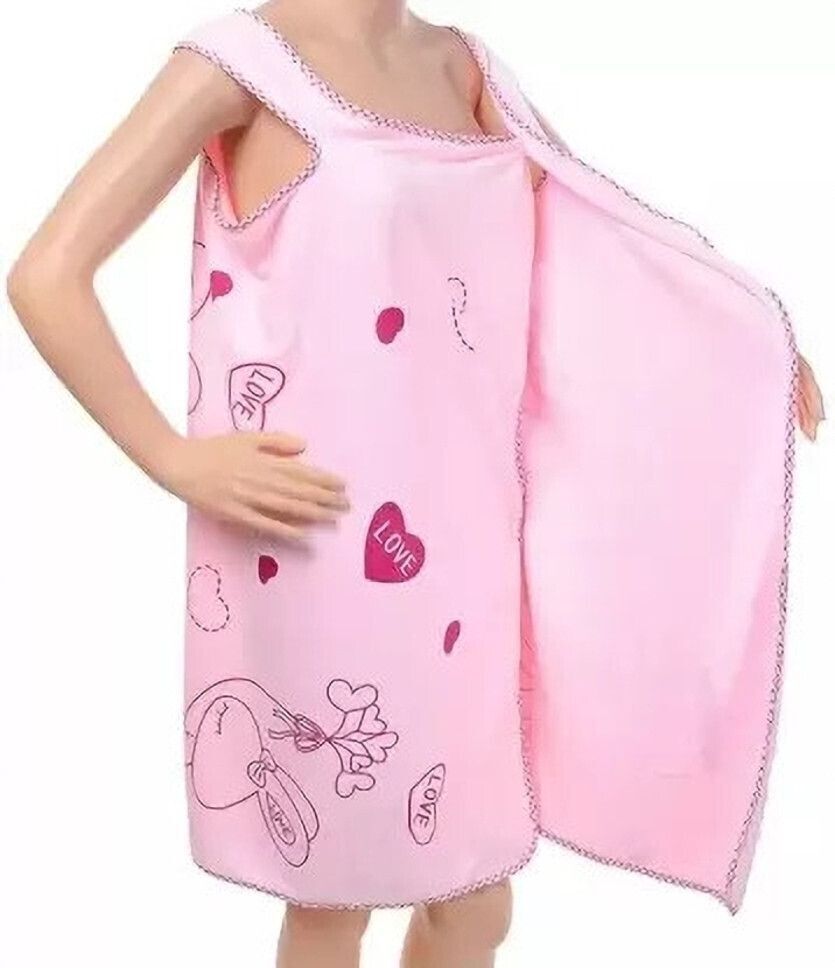 sjk Multicolor Free Size Bath Robe-picture-49