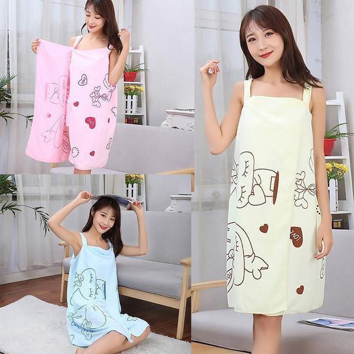 vrdh Multicolor Free Size Bath Robe-picture-16