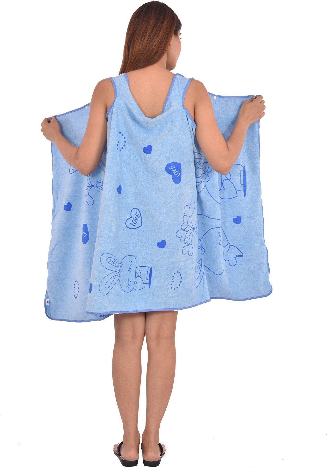 vrdh Multicolor Free Size Bath Robe-picture-13