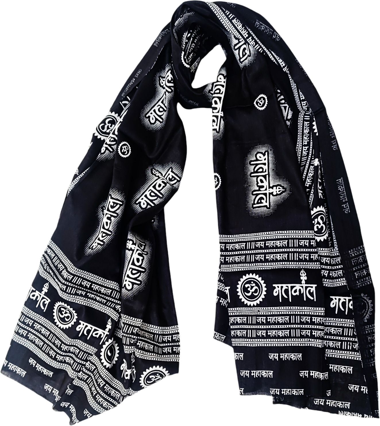 Pure Cotton Printed Black Men Dupatta