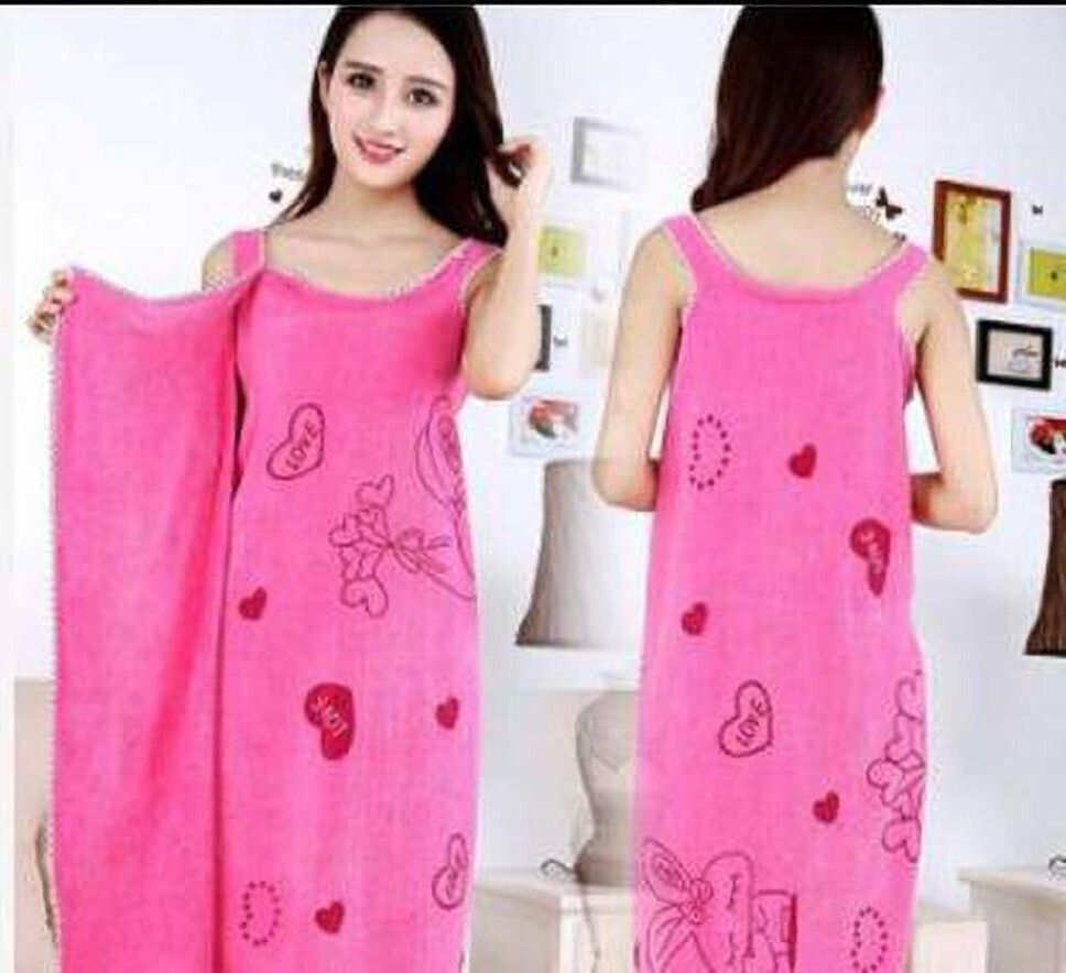 sjk Multicolor Free Size Bath Robe-picture-30