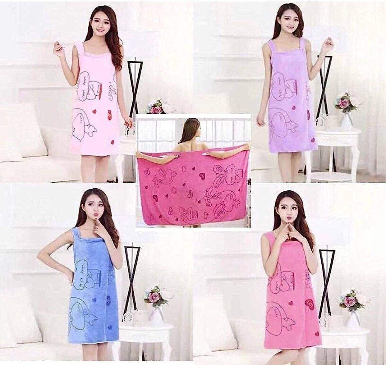 vrdh Multicolor Free Size Bath Robe-picture-14