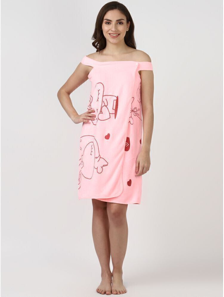 Multicolor Free Size Bath Robe-image-21
