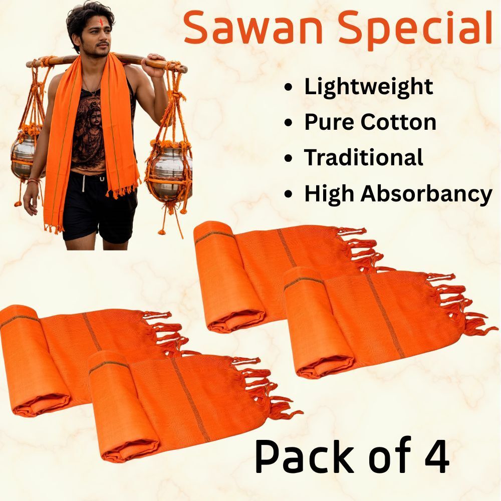 fabricium Cotton 259 GSM Bath, Hair, Hand, Face Gamcha Set-picture-2