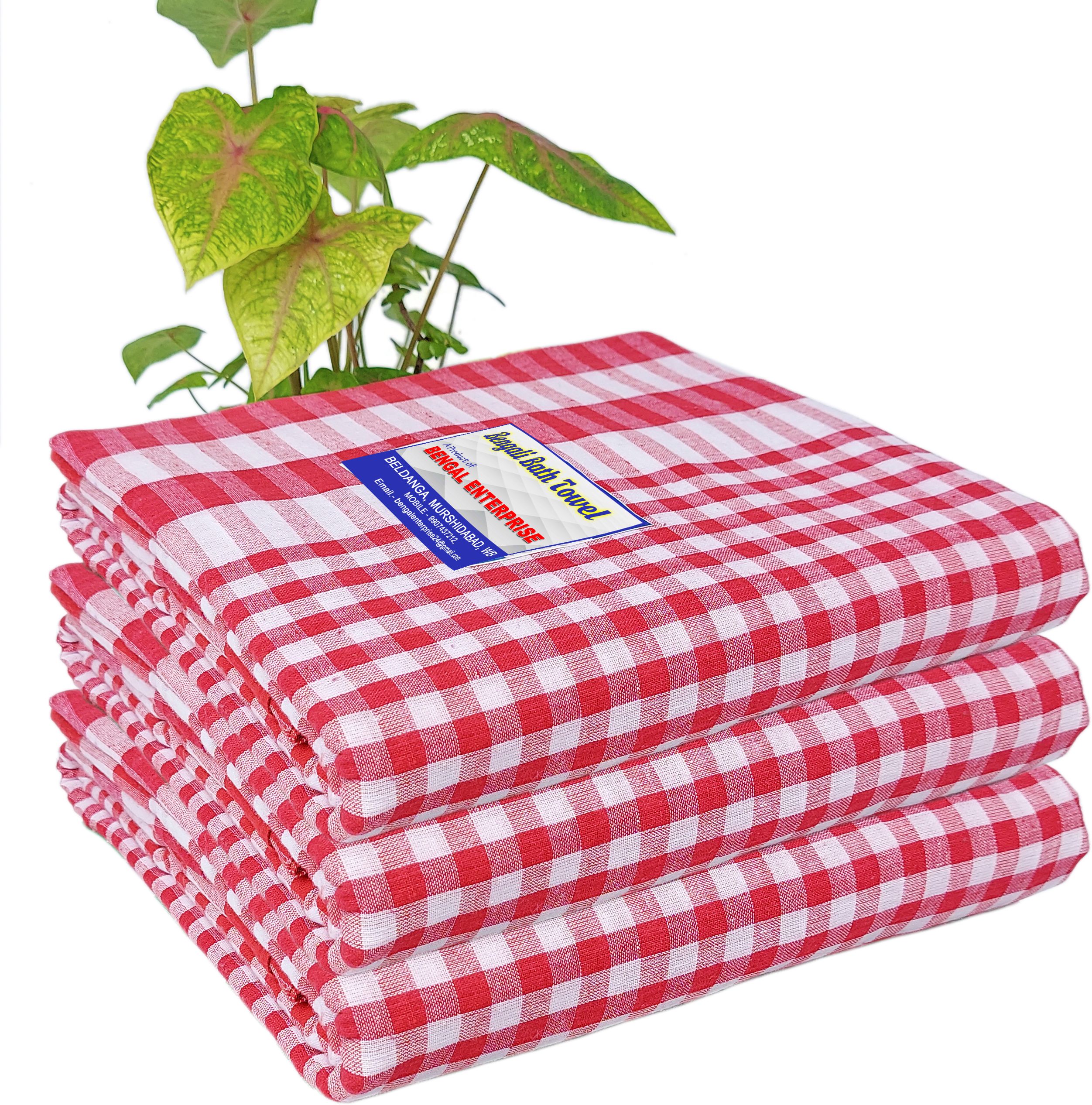 Cotton 250 GSM Bath, Beach, Hair, Hand Gamcha-image-17
