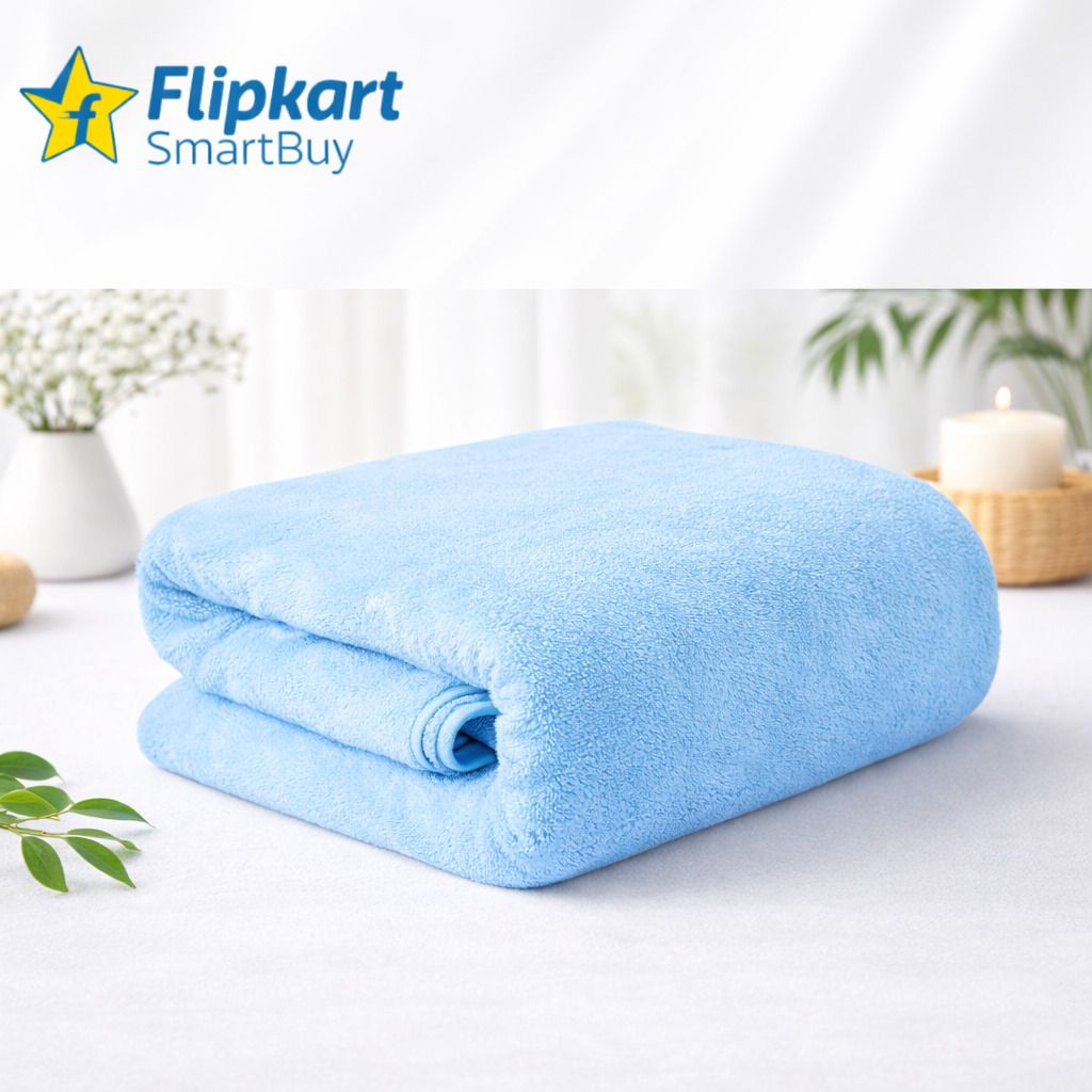 flipkart smartbuy Terry Cotton 500 GSM Bath Towel-picture-12