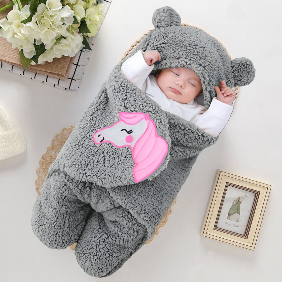Cotton Baby Bed Sized Bedding Set-image-4
