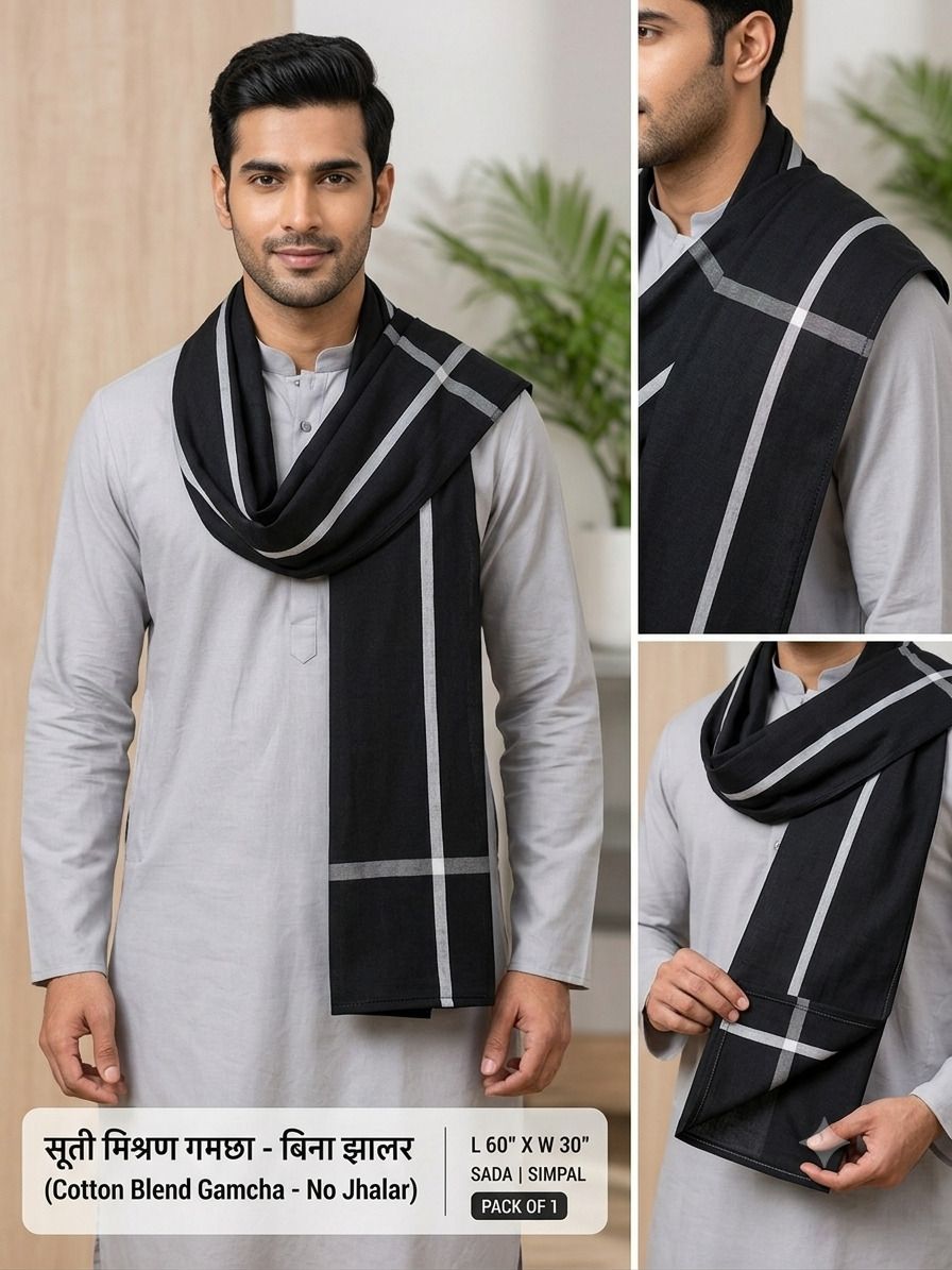 Terry Cotton 100 GSM Bath, Beach, Face, Hair, Hand, Sport Gamcha-image-45