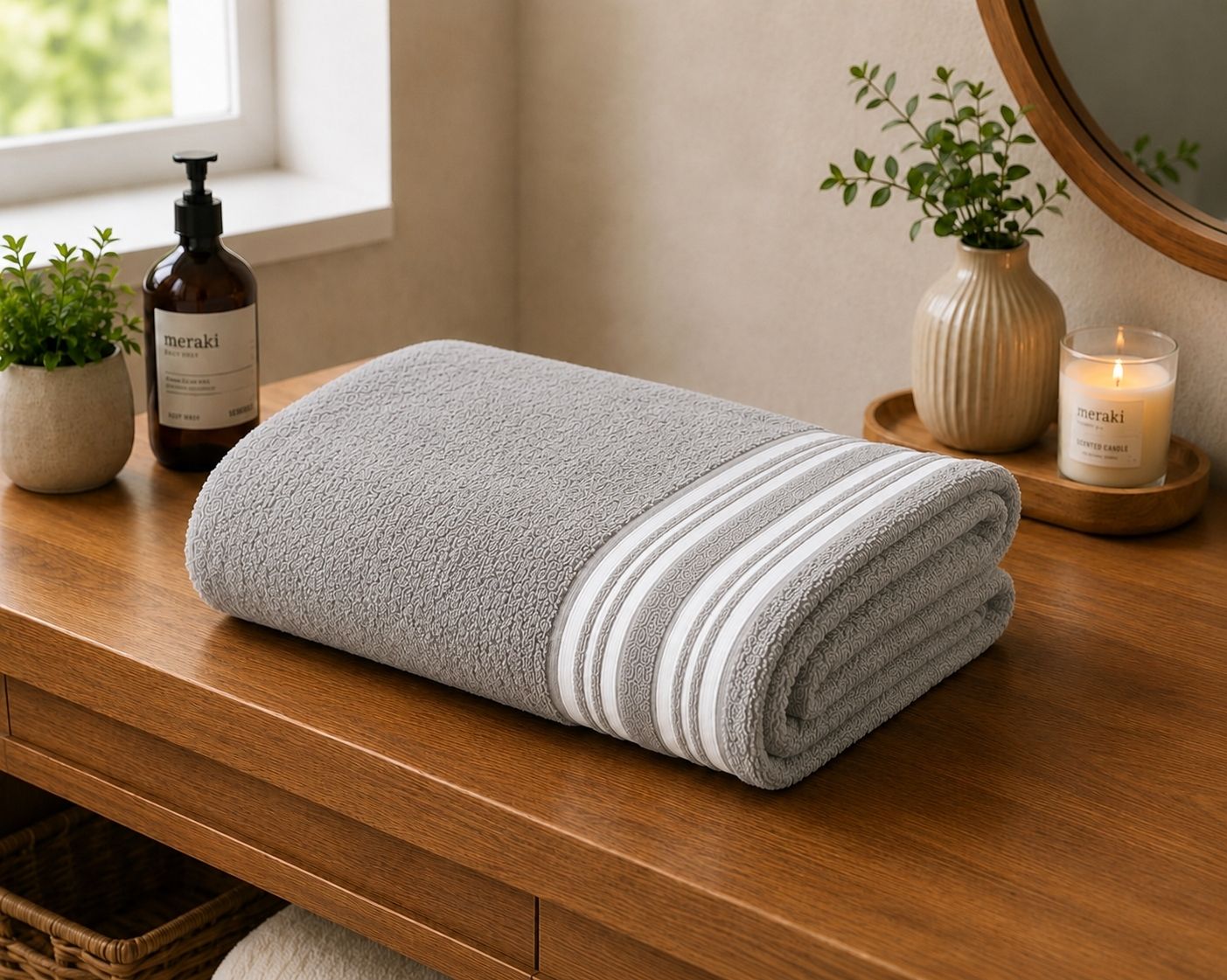 Cotton 500 GSM Hair, Beach, Sport, Bath, Face, Hand Towel-image-28