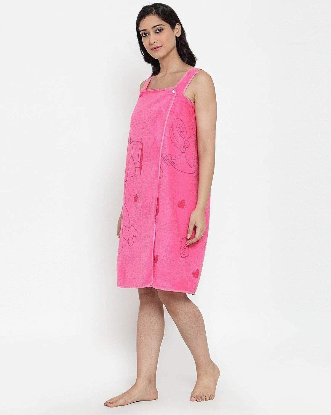 vrdh Multicolor Free Size Bath Robe-picture-7