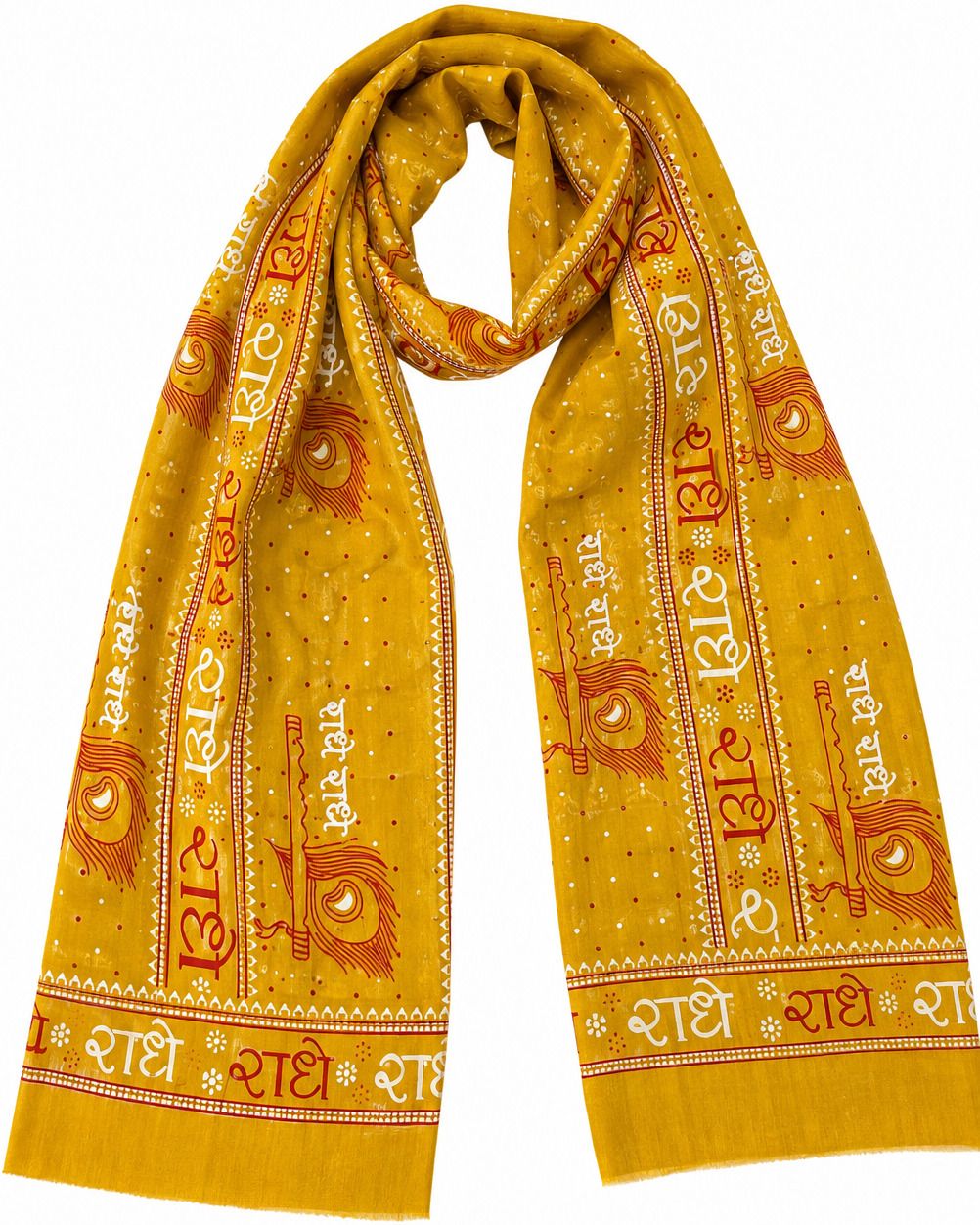 weavewise Printed Pure Cotton Men Gold, Multicolor Faux Turtleneck Neck Cover, Scarf, Bluetooth Scarf, Fancy Scarf, Stole-picture-35