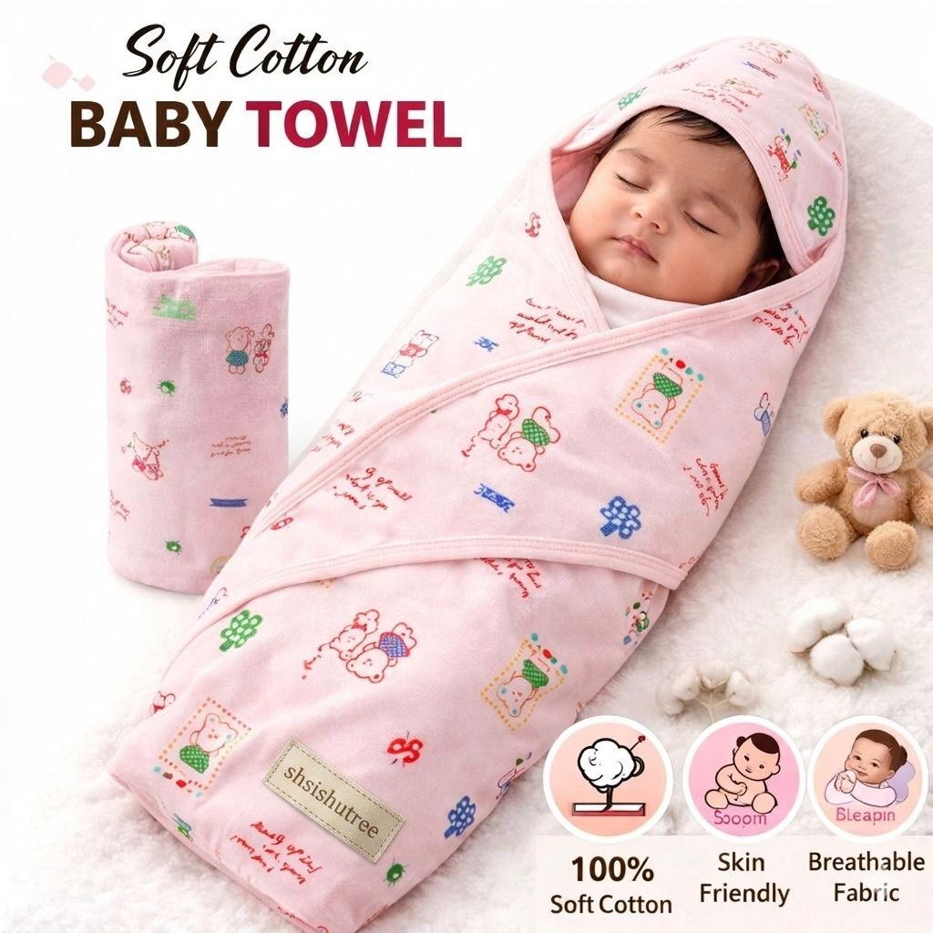 shishutree Cotton 200 GSM Bath Towel-picture-37