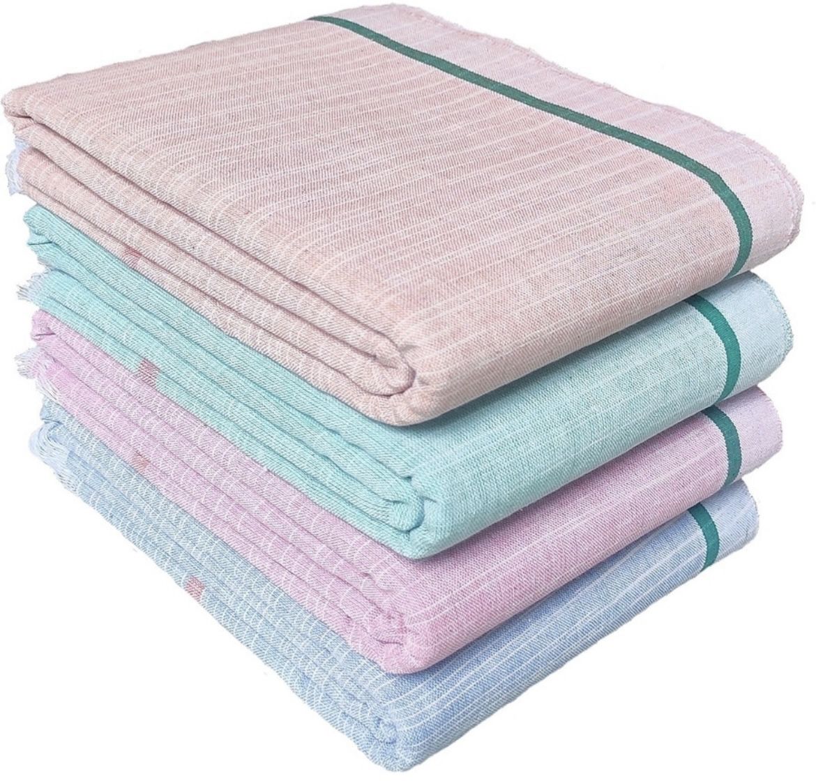 desert enterprises Cotton 300 GSM Hair, Beach, Sport, Bath, Face, Hand Gamcha Set-picture-19