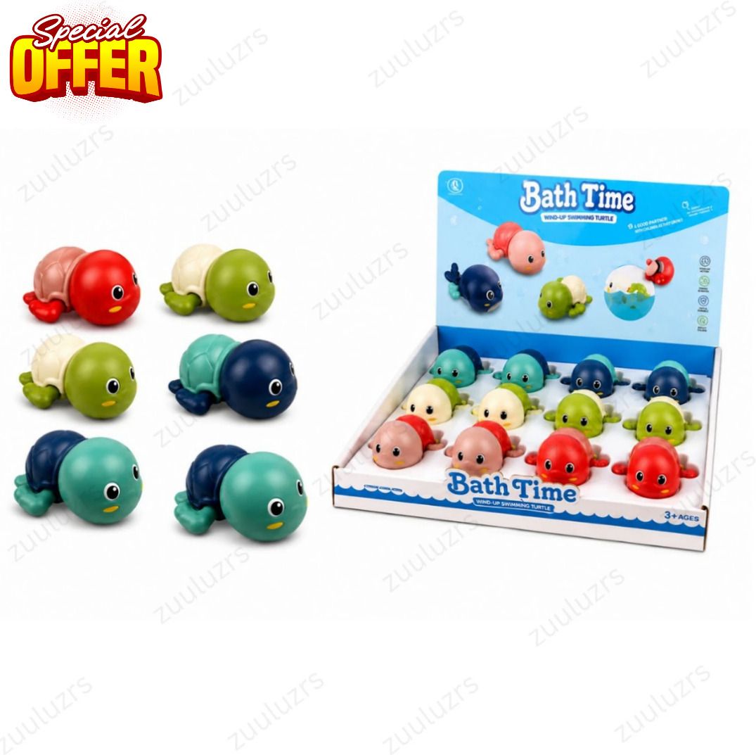 Swimming Turtle Water Toy Wind Up Floating Bath Toy for Toddlers & Kids Bath Toy-image-42