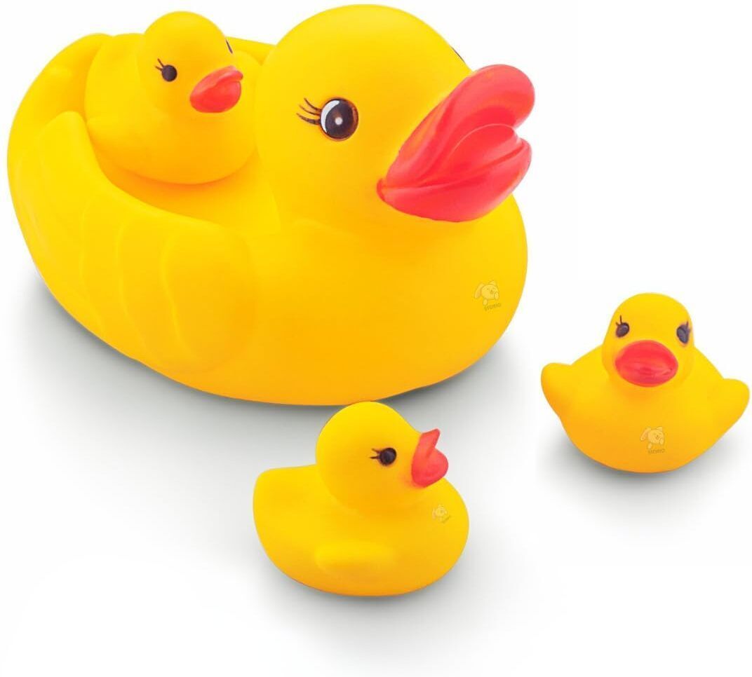 neel hand work Cute Duck Family Animals Swimming Water Toys Non-Toxic Bath Toy-picture-25