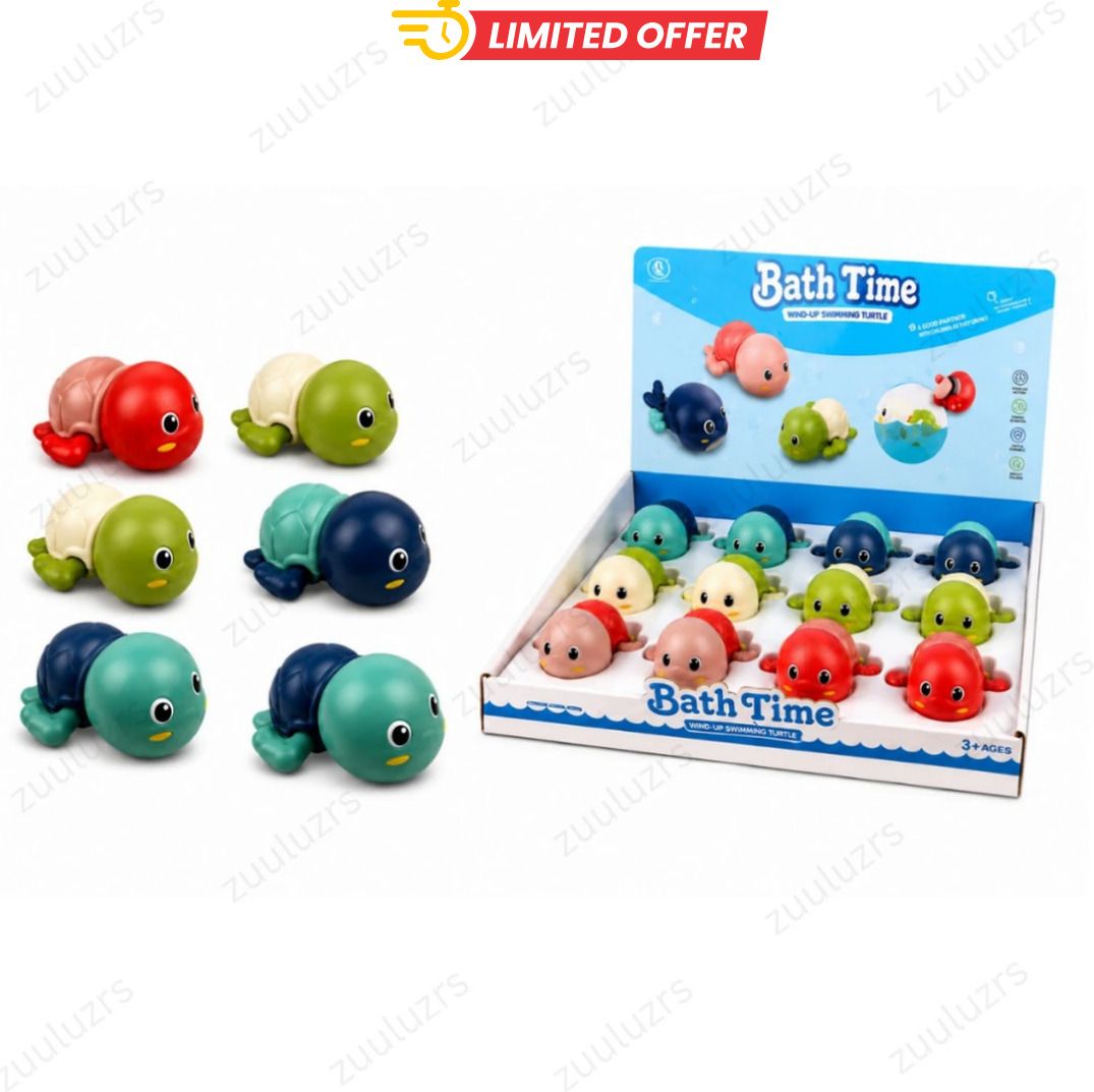zuuluzrs Wind Up Swimming Turtle Bath Toy for Babies Floating Water Toy for Kids Bath Toy-picture-37