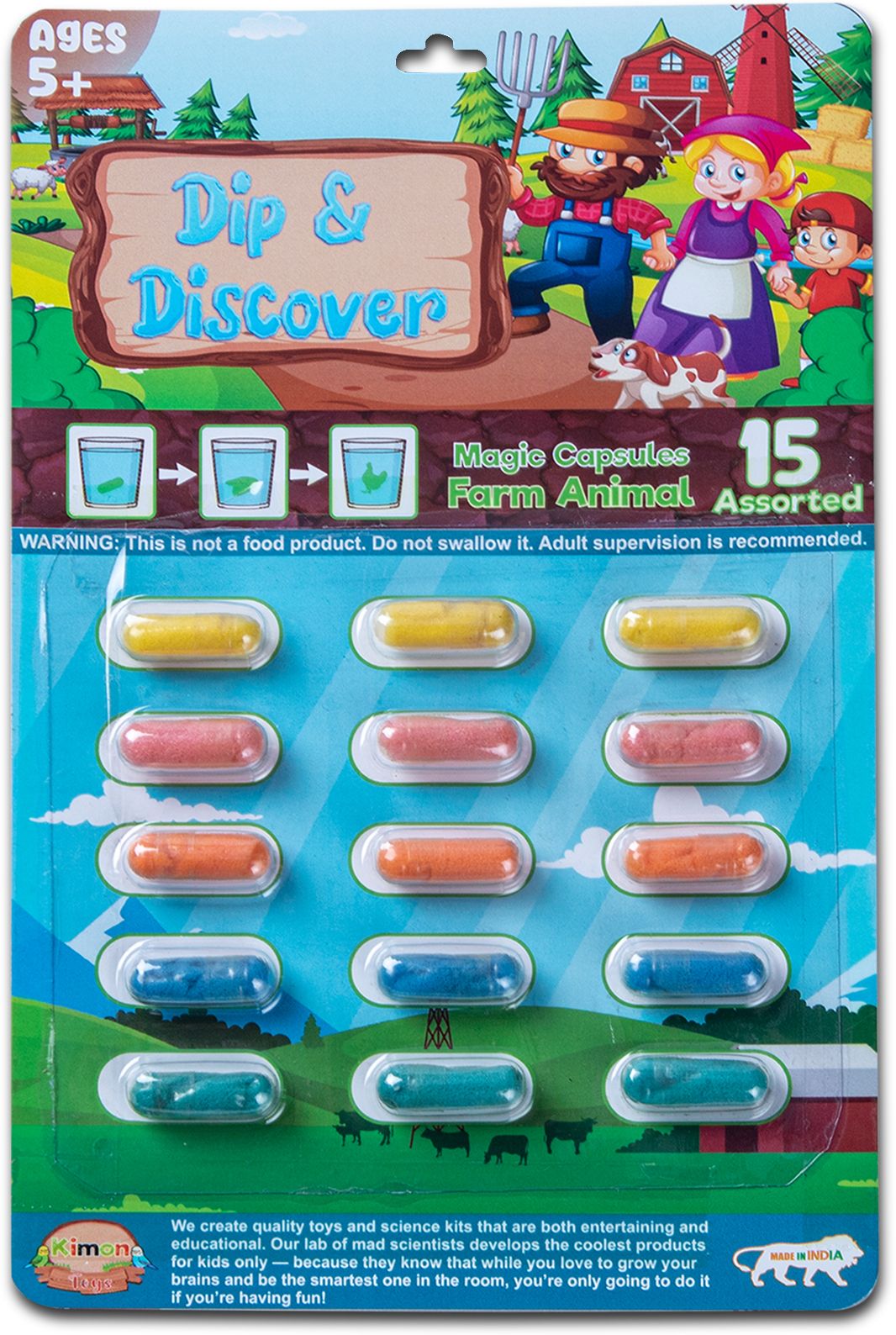 kimon toys Dip & Discover - Farm Animals Bath Toy-picture-25