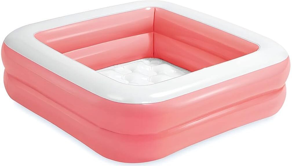 toynyx 3 FT Squre Pool Bath Tub for Toddlers & Children Summer Garden & Balcony Use-picture-15