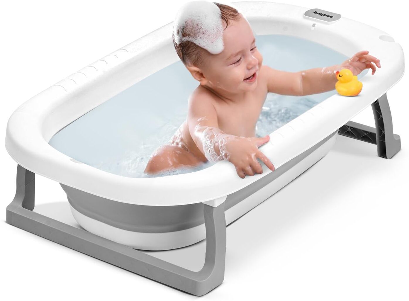 baybee Foldable Baby Bath Tub for Kids with Anti Slip Bathing Tub with Temperature-picture-9